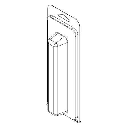 Visipak Thermoform-CLAMSHELL-#378-9.688-3.562-6.875-1.000-1.125-0.0175-CLEAR, 400PK 378TF